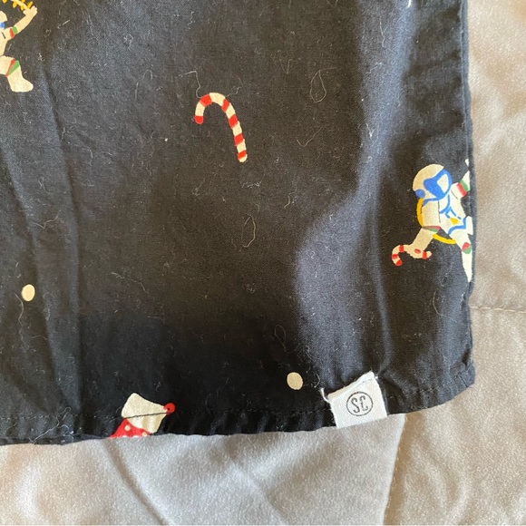 Sovereign Code Boys L 14/16 Christmas Button Long Sleeve Shirt; Astronaut - Picture 7 of 9